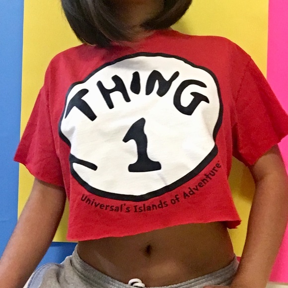 Tops - Thing 1 Cropped Top